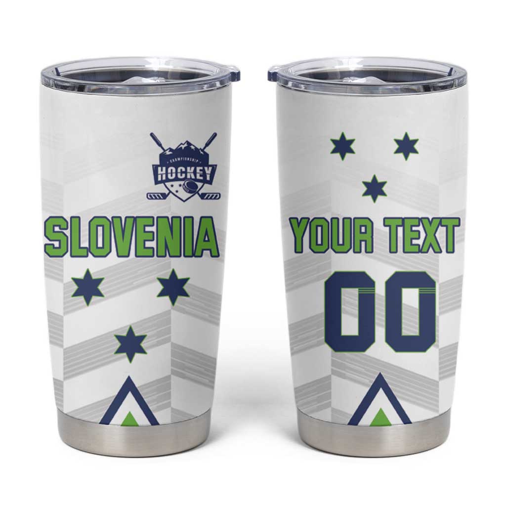 Custom Slovenia Hockey Tumbler Cup Risi Go Champions