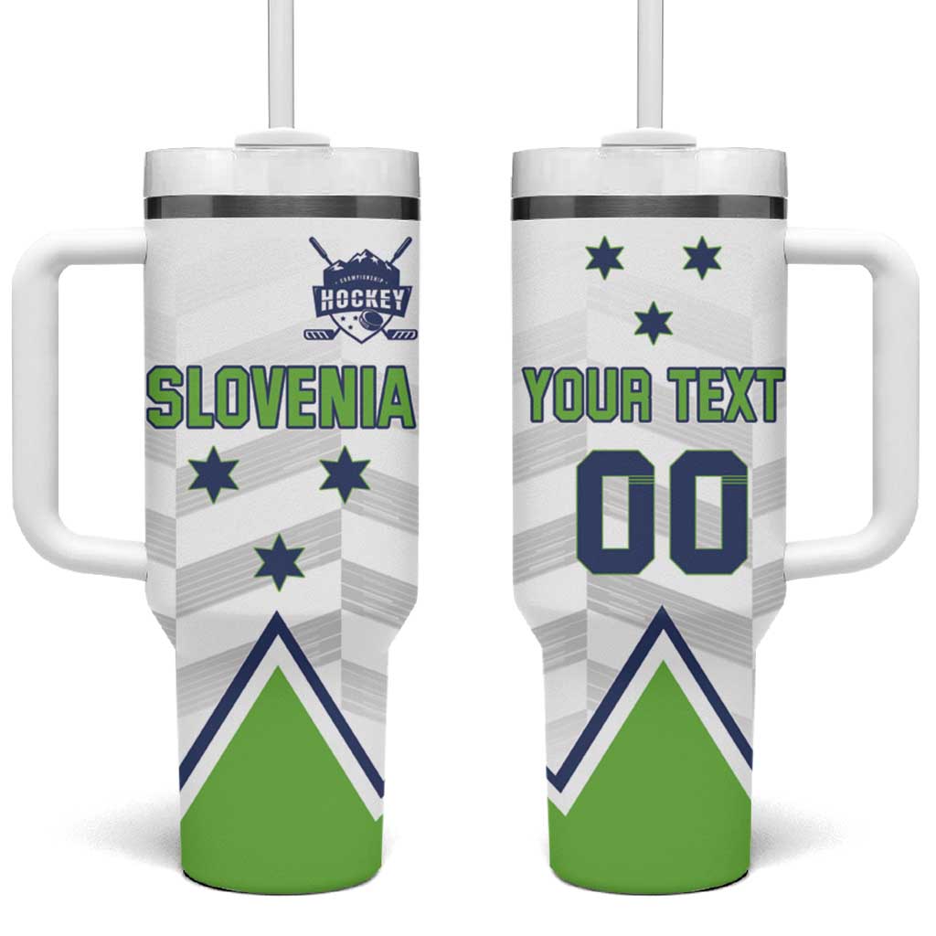 Custom Slovenia Hockey Tumbler With Handle Risi Go Champions