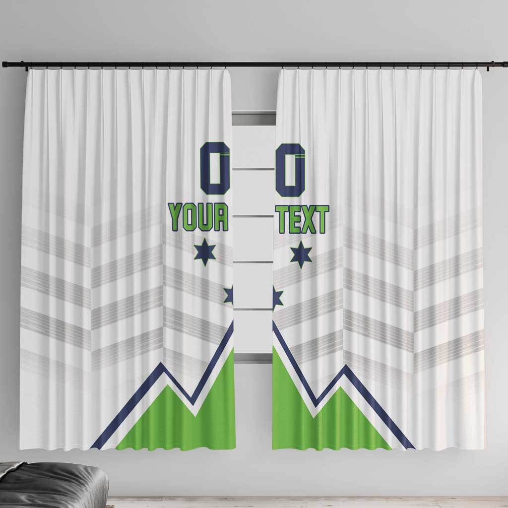 Custom Slovenia Hockey Window Curtain Risi Go Champions