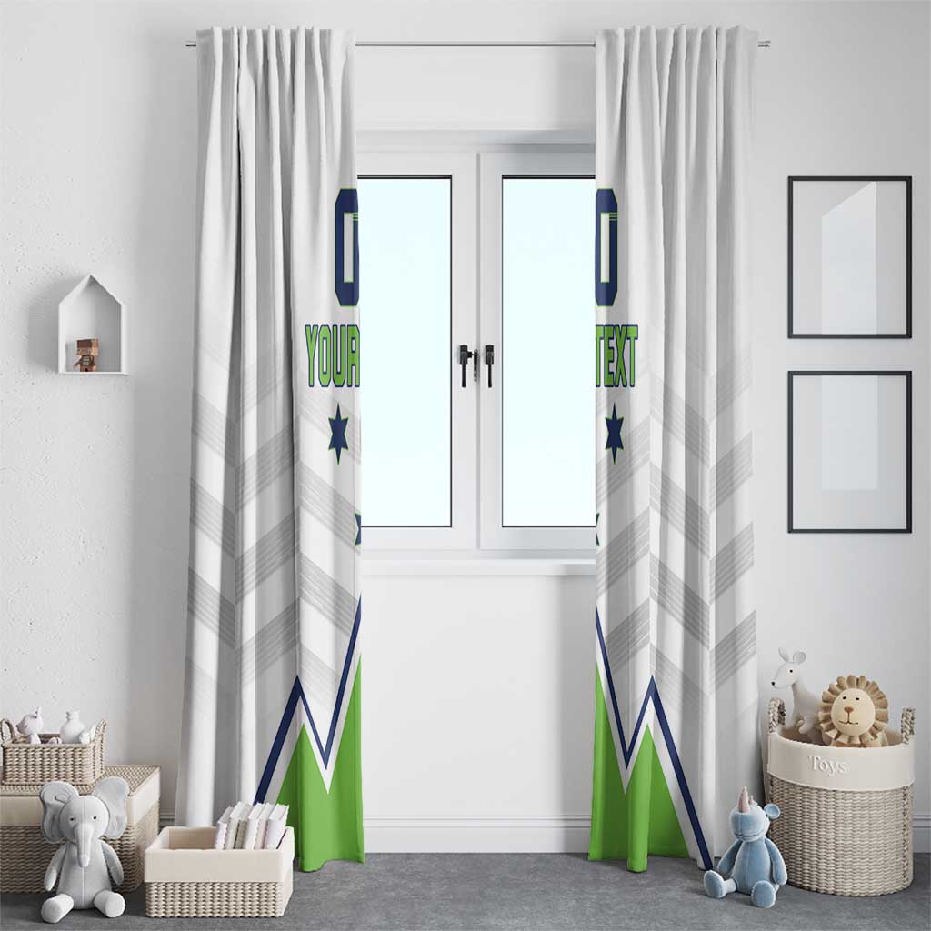 Custom Slovenia Hockey Window Curtain Risi Go Champions