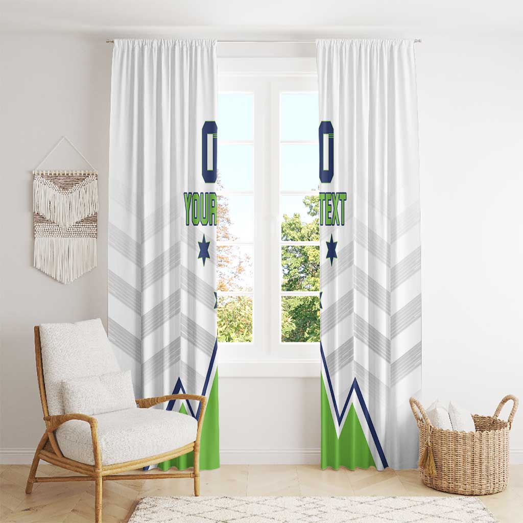 Custom Slovenia Hockey Window Curtain Risi Go Champions