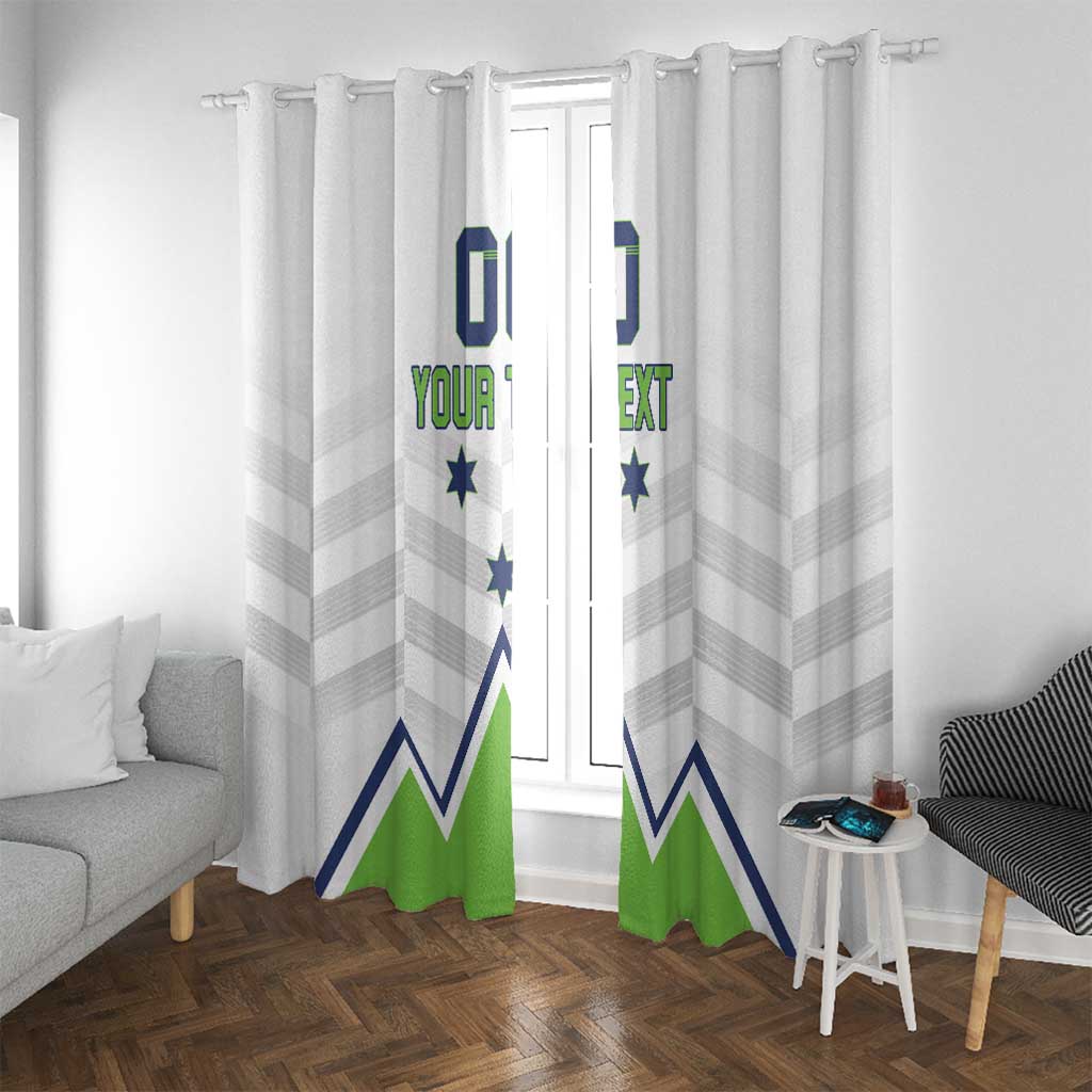 Custom Slovenia Hockey Window Curtain Risi Go Champions