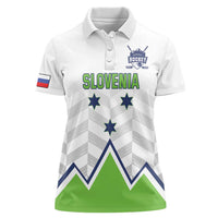 Custom Slovenia Hockey Women Polo Shirt Risi Go Champions