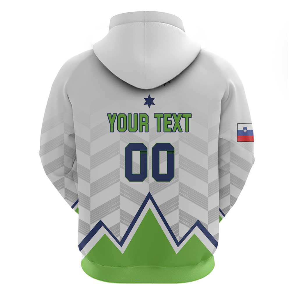 Custom Slovenia Hockey Zip Hoodie Risi Go Champions