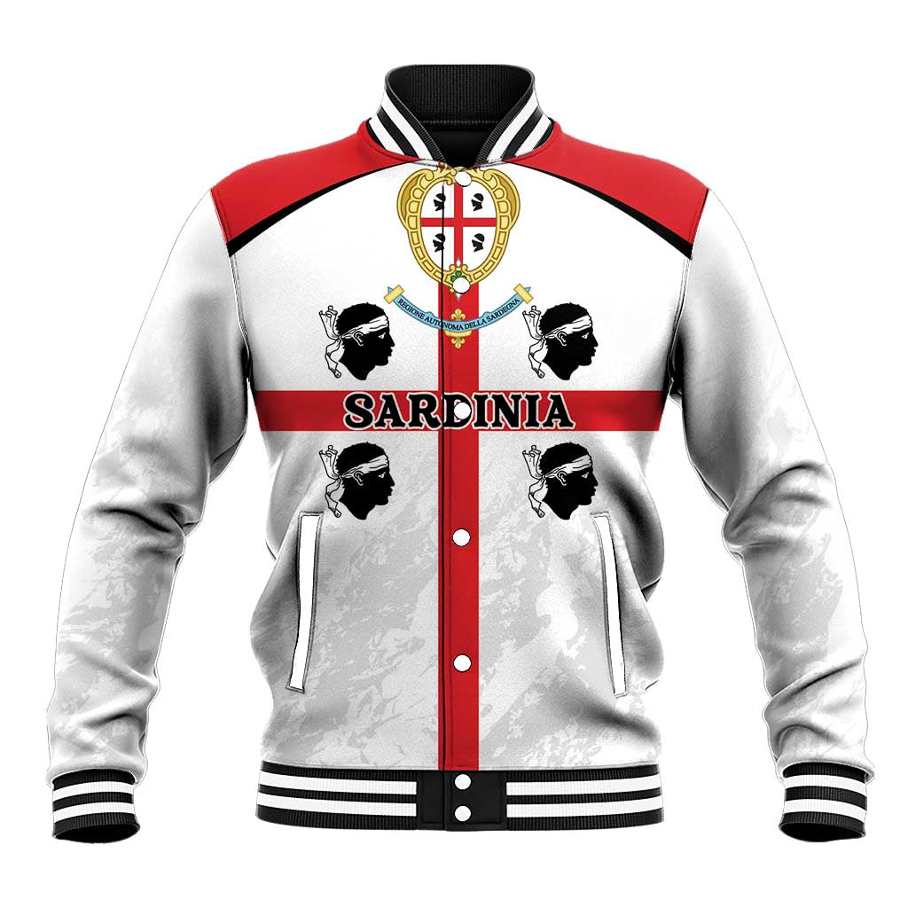 Personalized Sardinia Baseball Jacket Flag Style