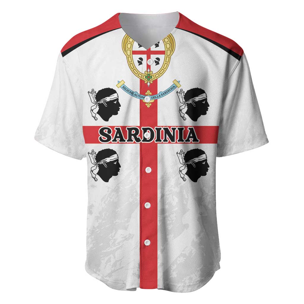 Personalized Sardinia Baseball Jersey Flag Style