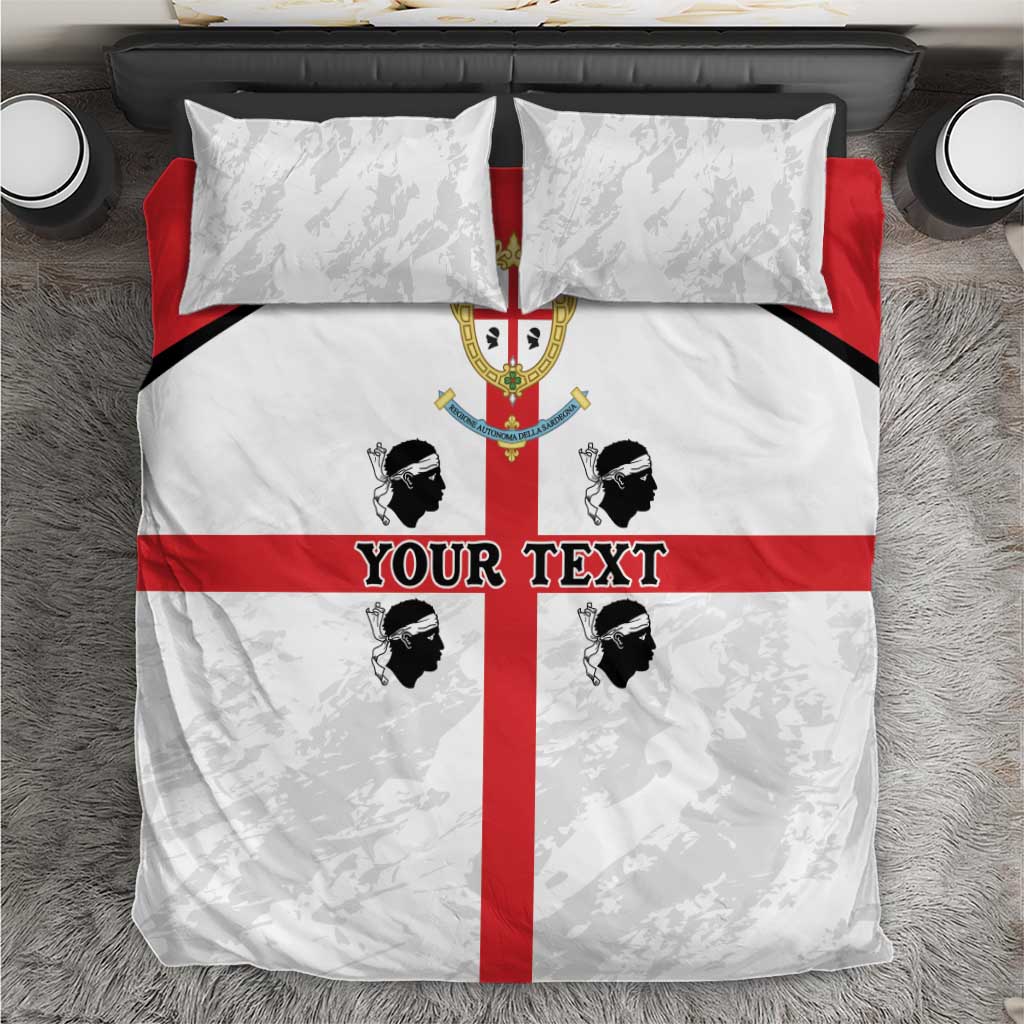 Personalized Sardinia Bedding Set Flag Style