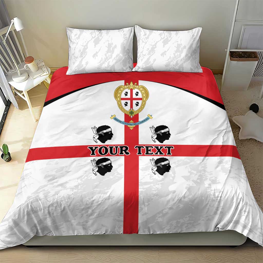Personalized Sardinia Bedding Set Flag Style