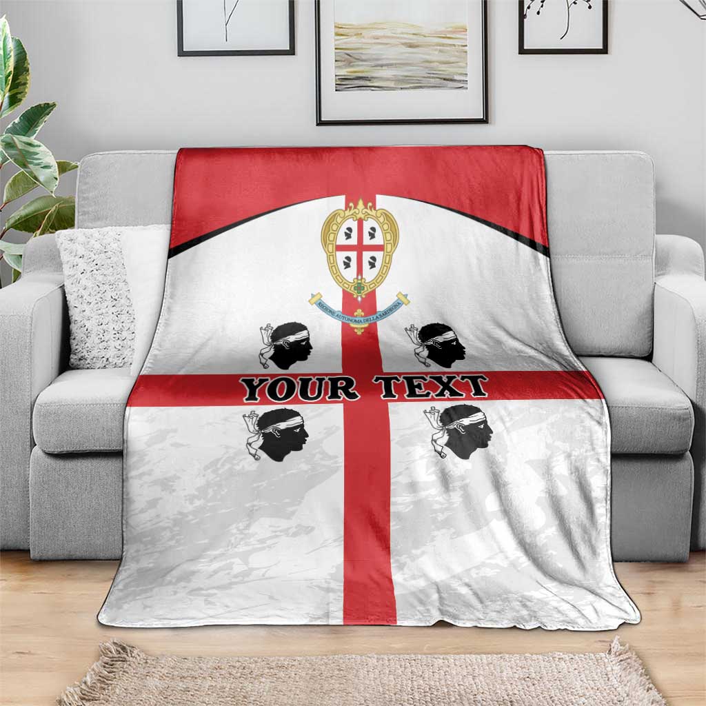 Personalized Sardinia Blanket Flag Style