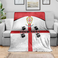 Personalized Sardinia Blanket Flag Style