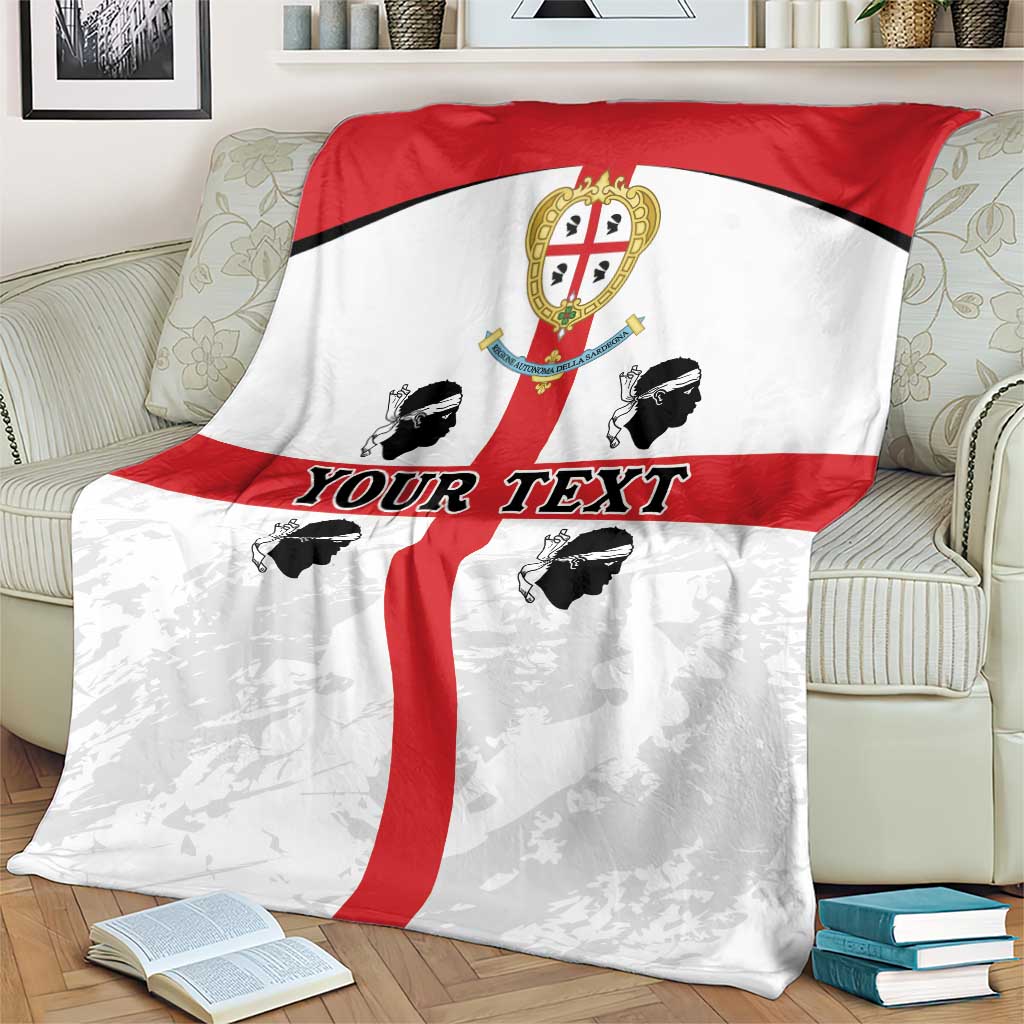 Personalized Sardinia Blanket Flag Style