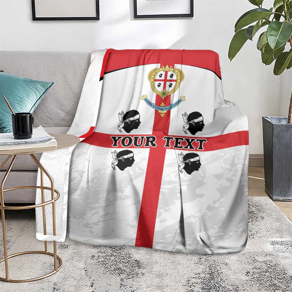 Personalized Sardinia Blanket Flag Style