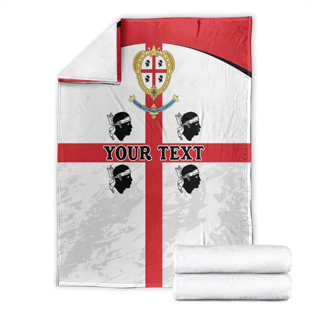 Personalized Sardinia Blanket Flag Style