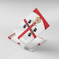 Personalized Sardinia Canvas Wall Art Flag Style