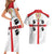 Personalized Sardinia Couples Matching Short Sleeve Bodycon Dress and Hawaiian Shirt Flag Style
