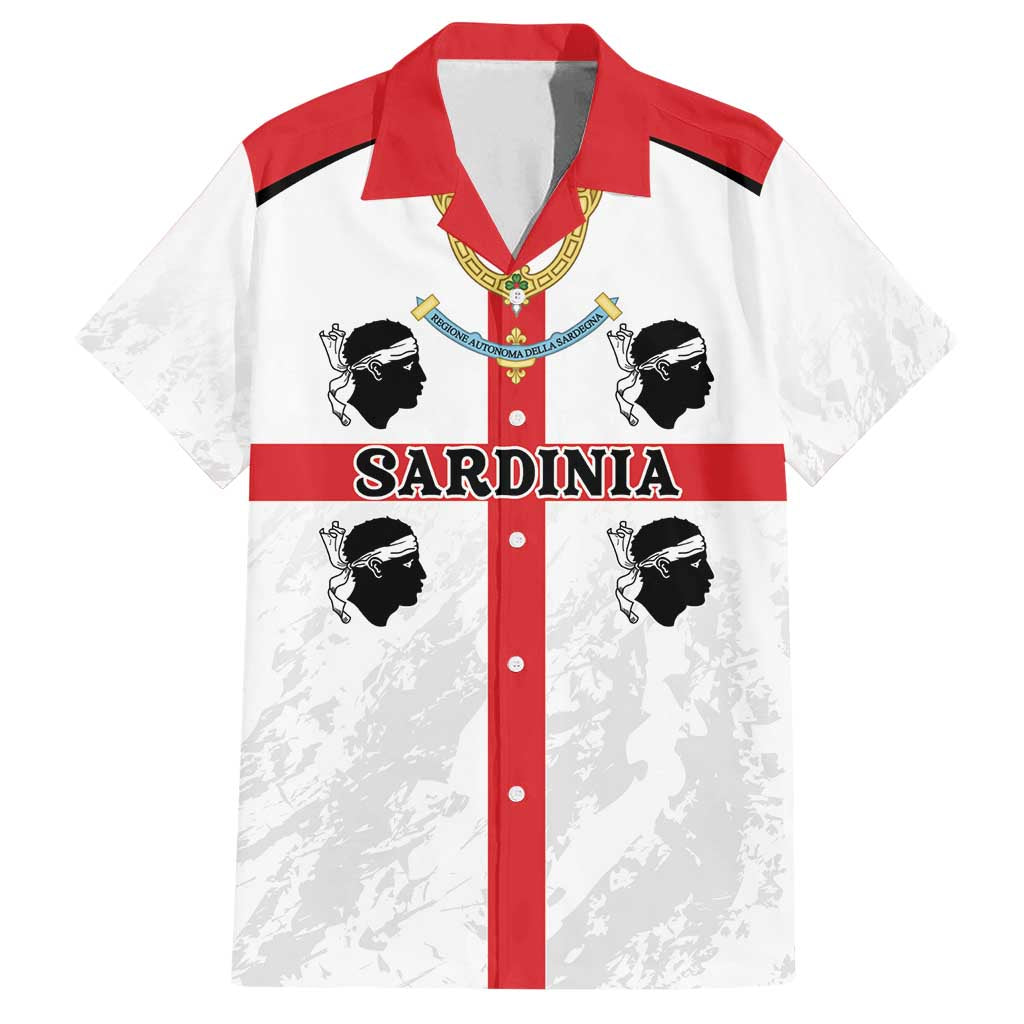 Personalized Sardinia Family Matching Long Sleeve Bodycon Dress and Hawaiian Shirt Flag Style