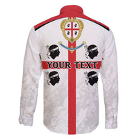 Personalized Sardinia Family Matching Long Sleeve Bodycon Dress and Hawaiian Shirt Flag Style