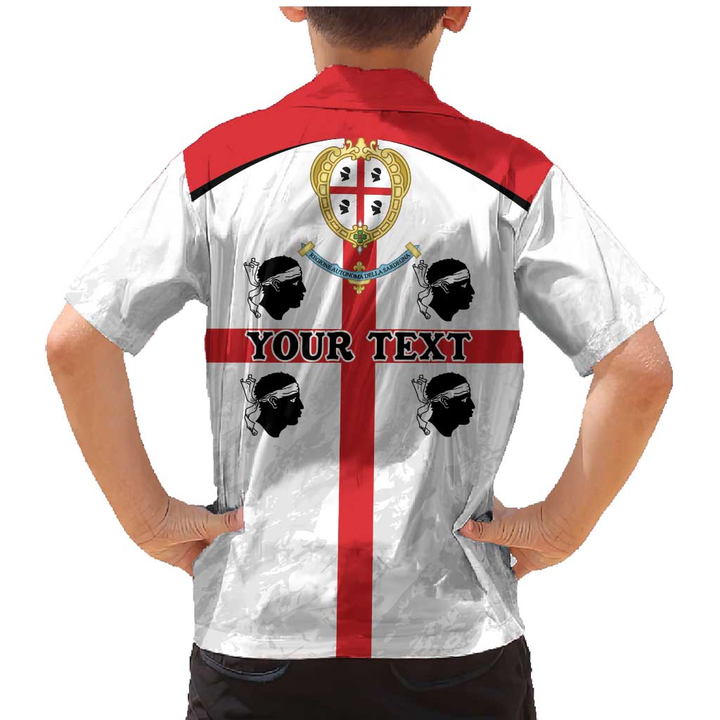 Personalized Sardinia Family Matching Mermaid Dress and Hawaiian Shirt Flag Style