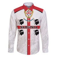 Personalized Sardinia Family Matching Off The Shoulder Long Sleeve Dress and Hawaiian Shirt Flag Style