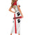 Personalized Sardinia Family Matching Short Sleeve Bodycon Dress and Hawaiian Shirt Flag Style