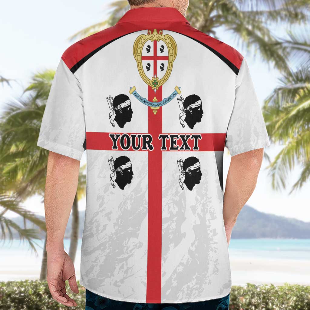 Personalized Sardinia Hawaiian Shirt Flag Style