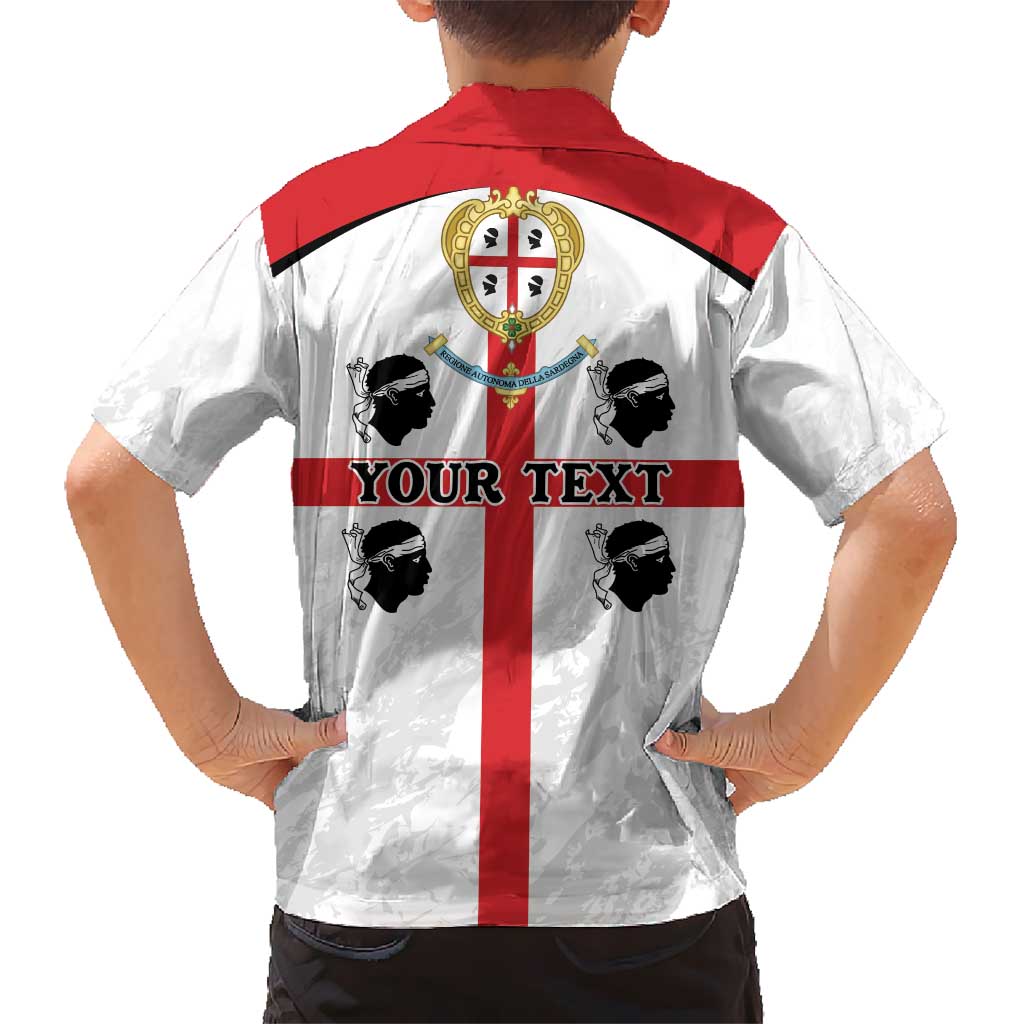 Personalized Sardinia Hawaiian Shirt Flag Style