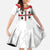 Personalized Sardinia Kid Short Sleeve Dress Flag Style