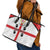 Personalized Sardinia Leather Tote Bag Flag Style