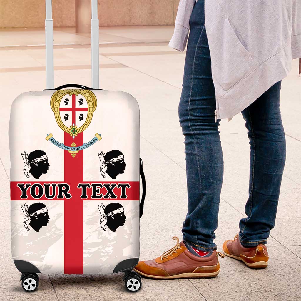 Personalized Sardinia Luggage Cover Flag Style