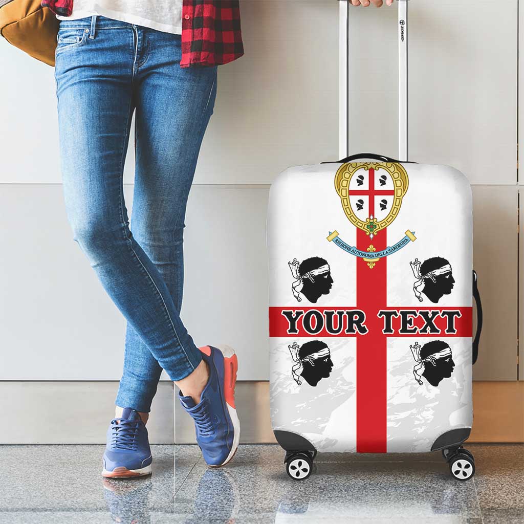 Personalized Sardinia Luggage Cover Flag Style