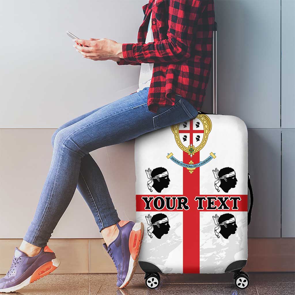 Personalized Sardinia Luggage Cover Flag Style