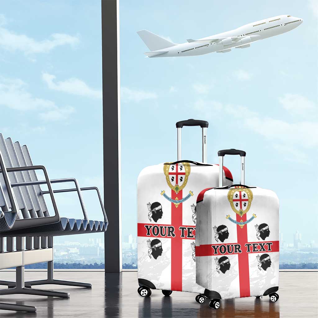 Personalized Sardinia Luggage Cover Flag Style