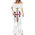 Personalized Sardinia Mermaid Dress Flag Style