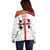Personalized Sardinia Off Shoulder Sweater Flag Style