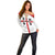 Personalized Sardinia Off Shoulder Sweater Flag Style