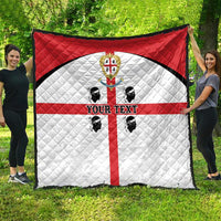 Personalized Sardinia Quilt Flag Style