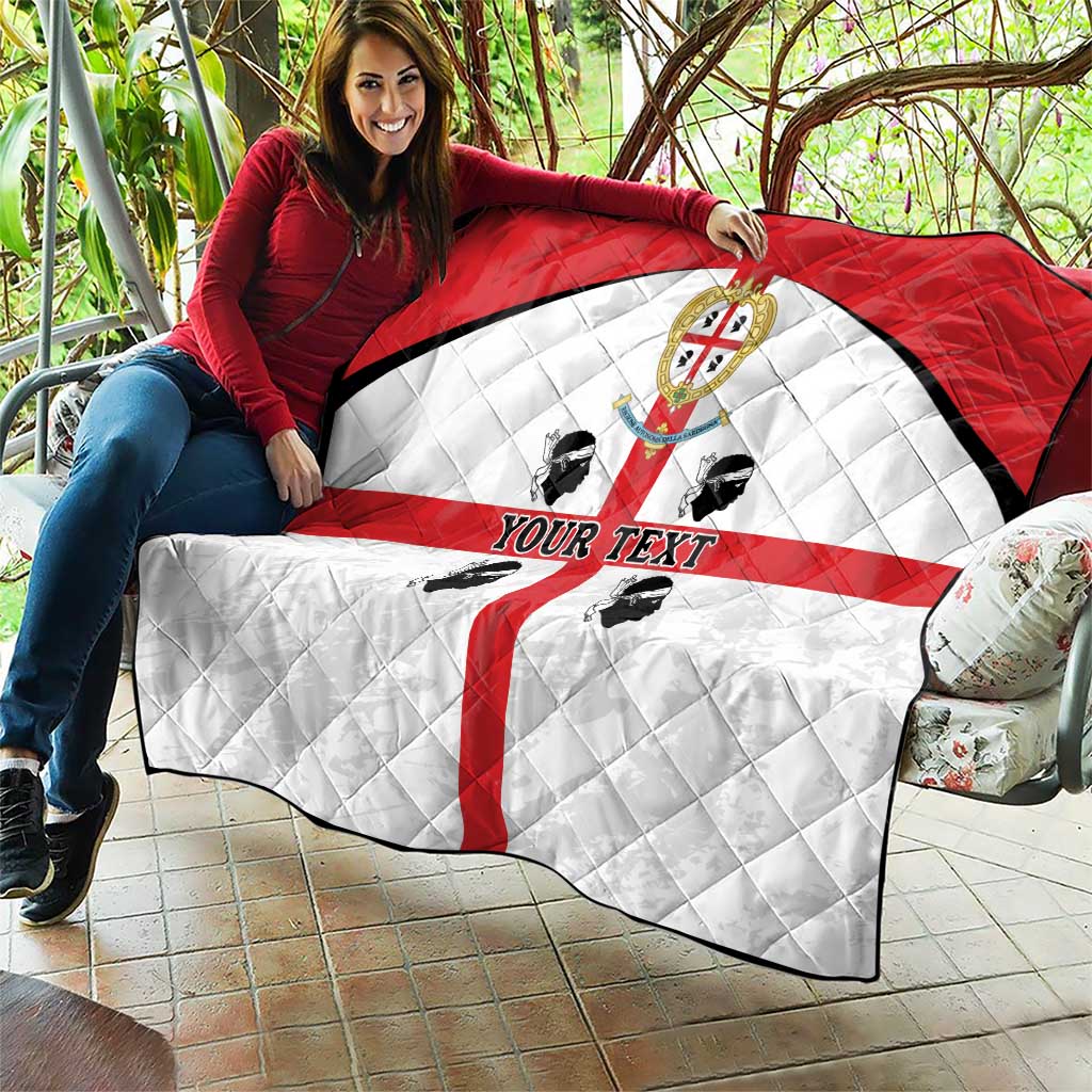 Personalized Sardinia Quilt Flag Style