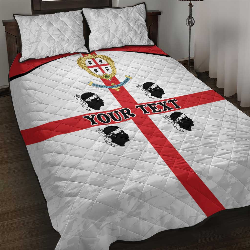 Personalized Sardinia Quilt Bed Set Flag Style