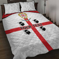 Personalized Sardinia Quilt Bed Set Flag Style