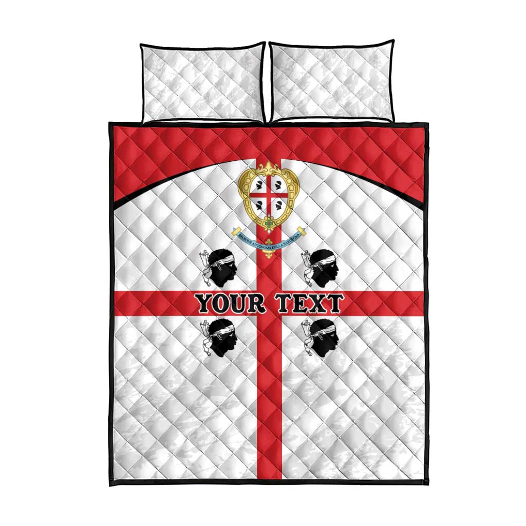 Personalized Sardinia Quilt Bed Set Flag Style