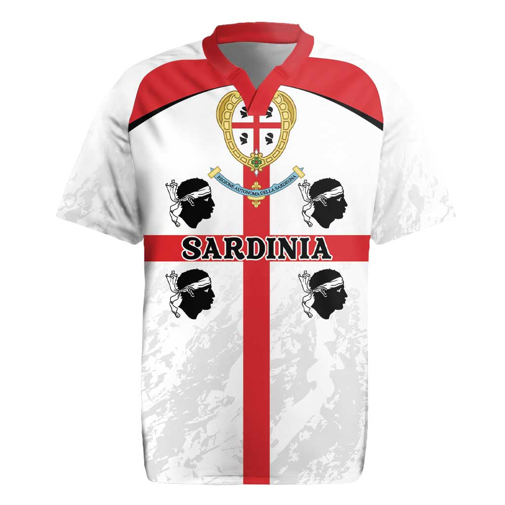 Personalized Sardinia Rugby Jersey Flag Style