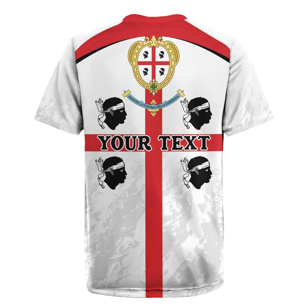 Personalized Sardinia Rugby Jersey Flag Style
