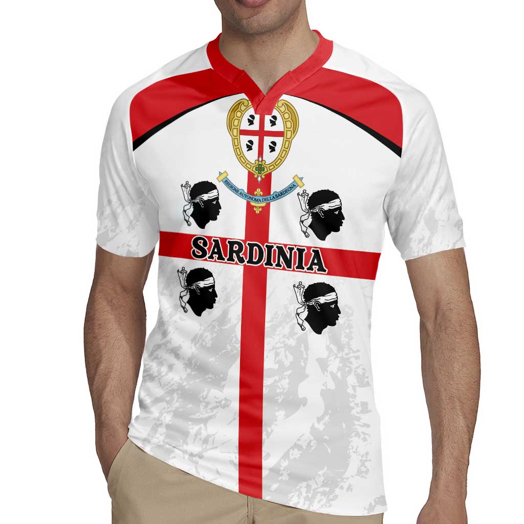 Personalized Sardinia Rugby Jersey Flag Style