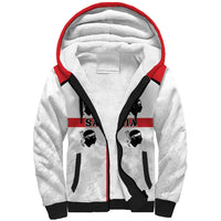 Personalized Sardinia Sherpa Hoodie Flag Style