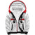 Personalized Sardinia Sherpa Hoodie Flag Style