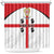 Personalized Sardinia Shower Curtain Flag Style
