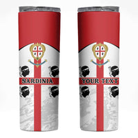 Personalized Sardinia Skinny Tumbler Flag Style