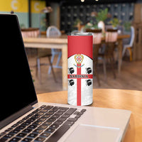 Personalized Sardinia Skinny Tumbler Flag Style