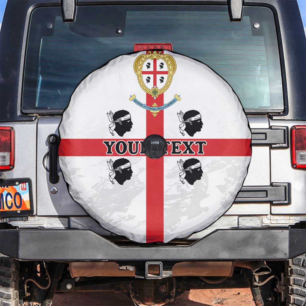 Personalized Sardinia Spare Tire Cover Flag Style