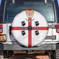 Personalized Sardinia Spare Tire Cover Flag Style